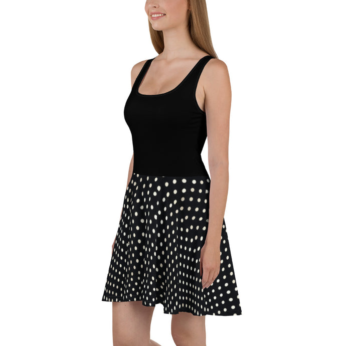 Polka Dress Black