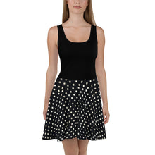 Load image into Gallery viewer, Polka Dress Black