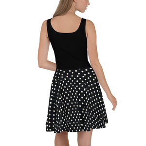 Polka Dress Black