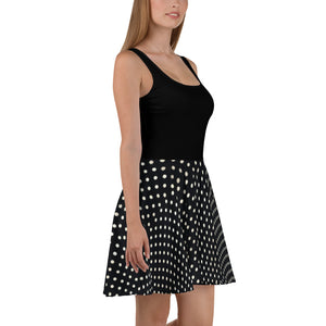 Polka Dress Black